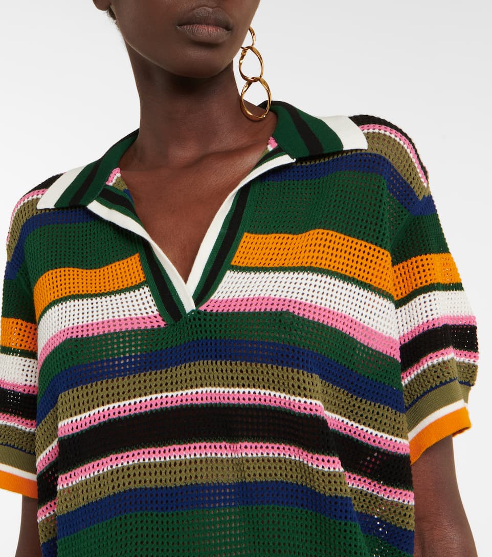 Hot sales dvnfashion - Exclusive to Mytheresa – Striped knit polo top ...
